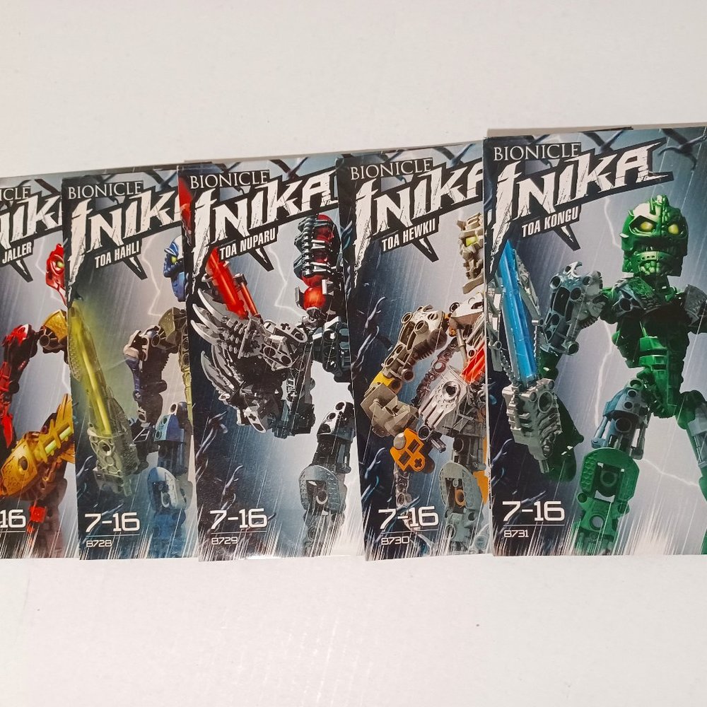 Lego Bionicle Iniki Instruction Manuals Only 8727 8728 8729 8730 8731
